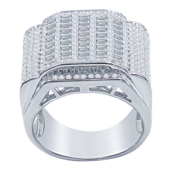 Sterling 925er Silber Micro Pave Ring - CHARISM