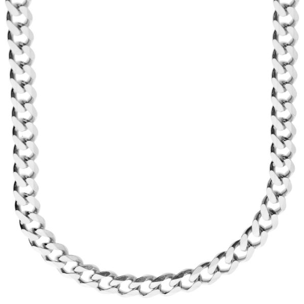 Sterling 925 Argent Gourmette Chaîne - CURB 6,7mm