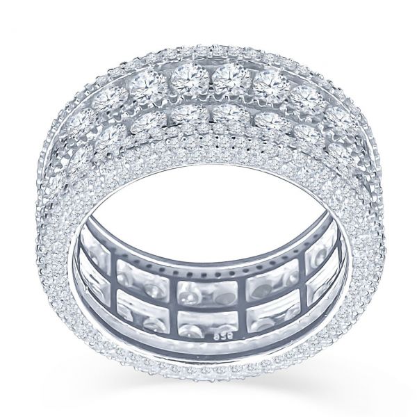 Sterling 925er Silber Micro Pave Ring - WINSOME