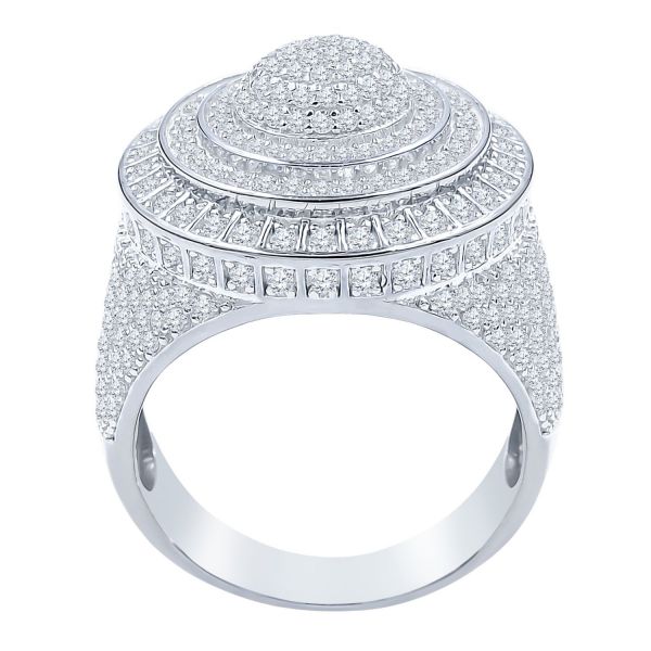 Sterling 925er Silber Micro Pave Ring - DAZZLE