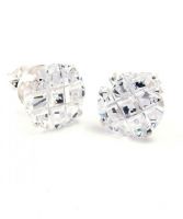 925 Sterling Argent Iced Out Clou d'oreille - SUR Zircone 925 Sterling Argent Iced Out Clou d'oreille - SUR Zircone