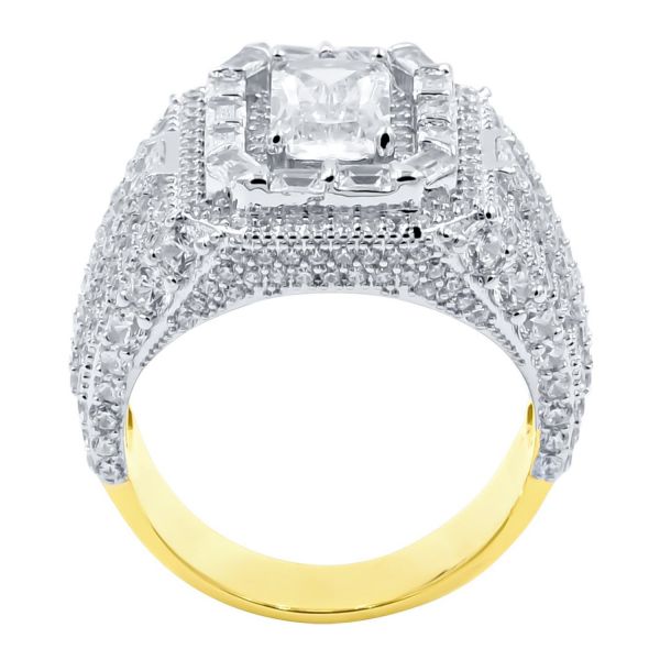 Sterling 925er Silber Iced Out Ring - REMINISCENT