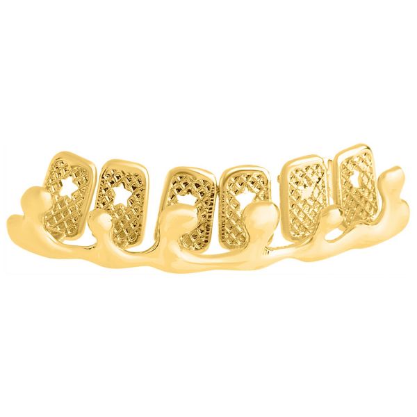 One size fits all Top Grillz - Bling Drip gold