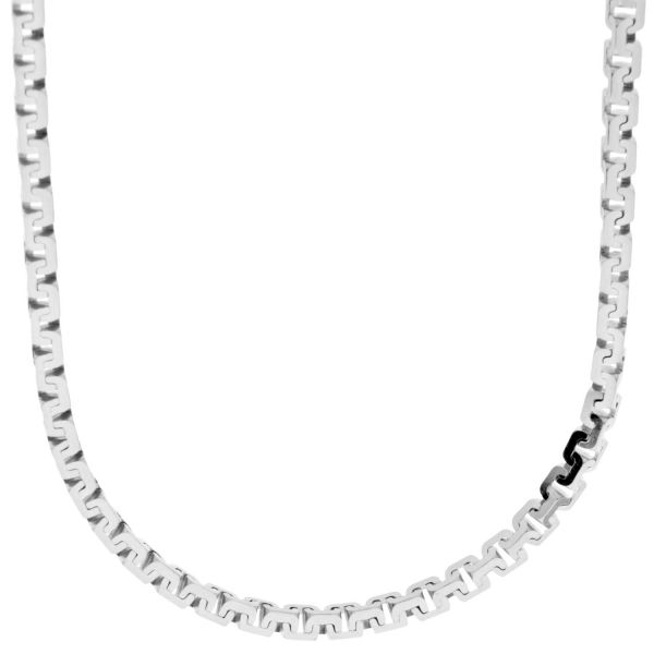 925 Sterling Silver Venetian Chain - COBRA BOX 3.5mm